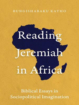 cover image of Reading Jeremiah in Africa